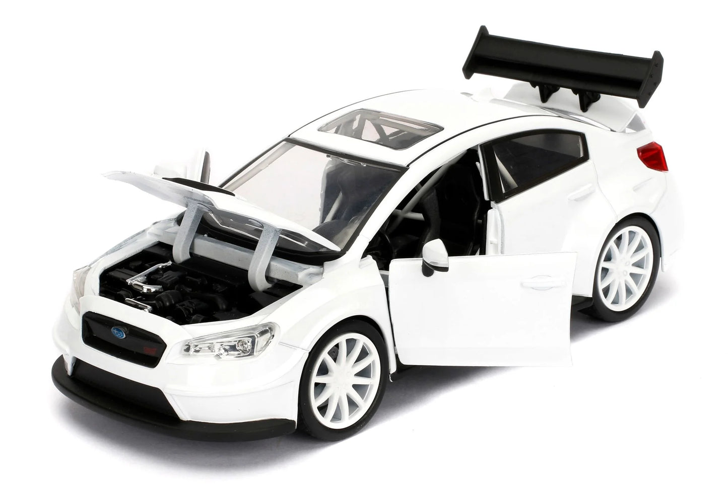 Mr. Little Nobody'S Subaru WRX STI White "Fast & Furious F8: the Fate of the Furious" Movie 1/24 Diecast Model Car