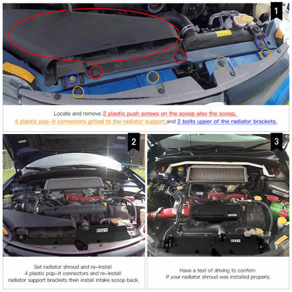 RADIATOR SHROUD for 2008-2014 Subaru Impreza WRX/STI