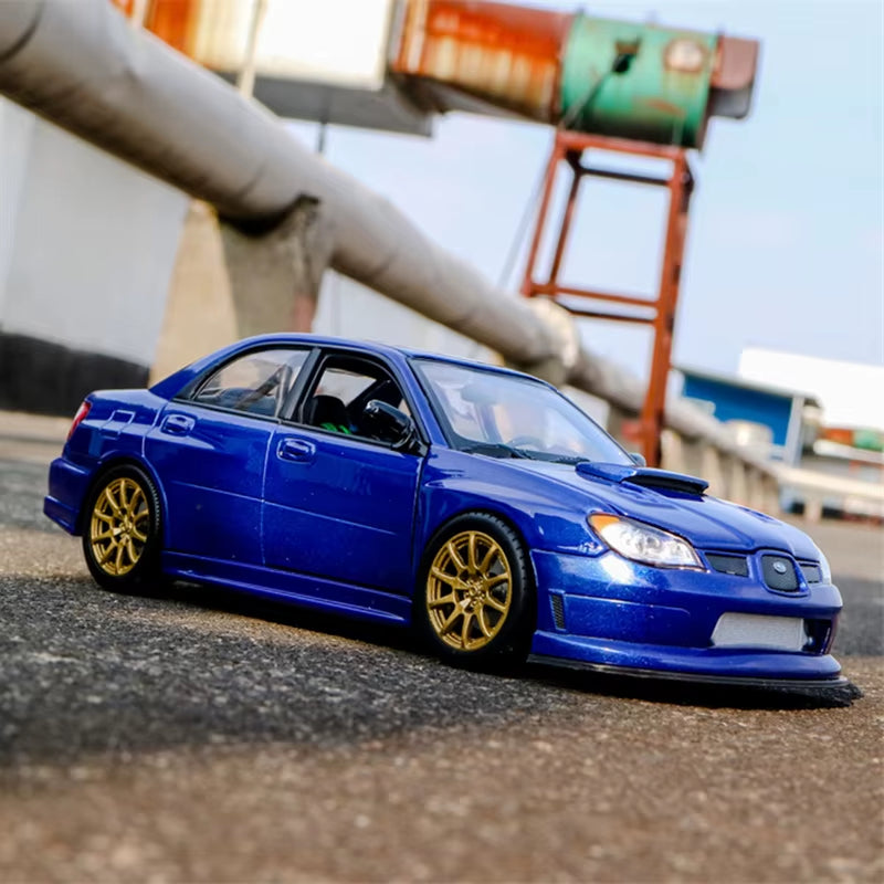 1:24 APR Subaru Lmpreza Performance Alloy Car Model Diecasts Metal Toy Car Model Simulation Collection Childrens Toy Gifts