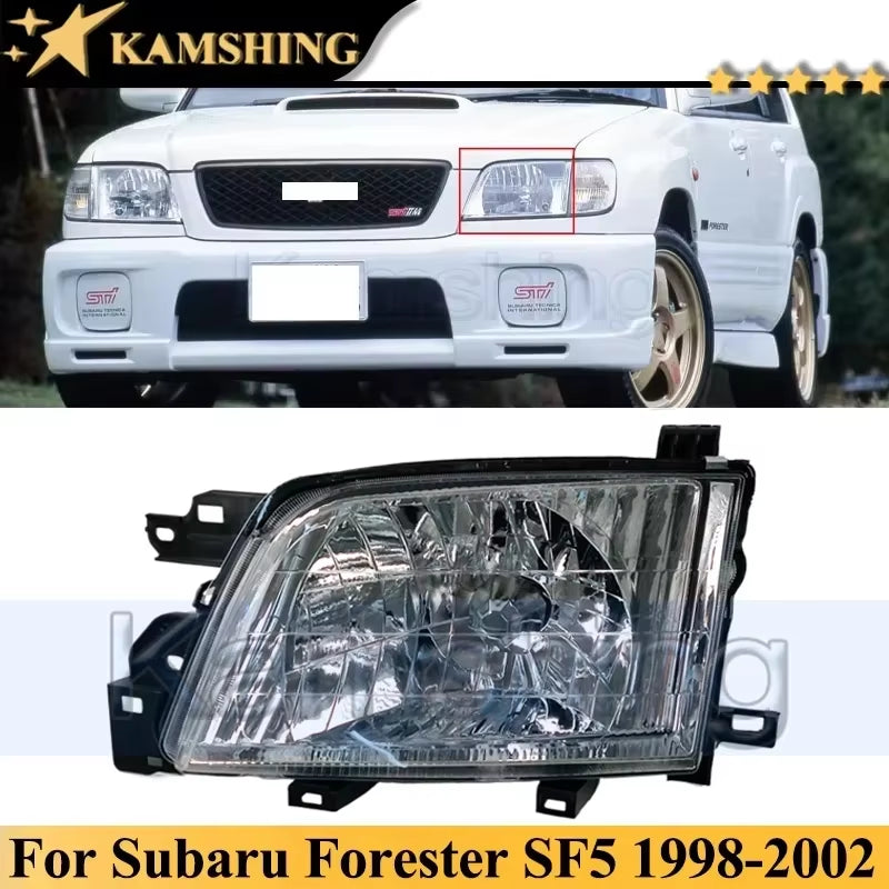 Kamshing Front Bumper Head Light Head Lamp for Subaru Forester SF5 SF 5 1998-2002 Headlight Headlamp Turn Light