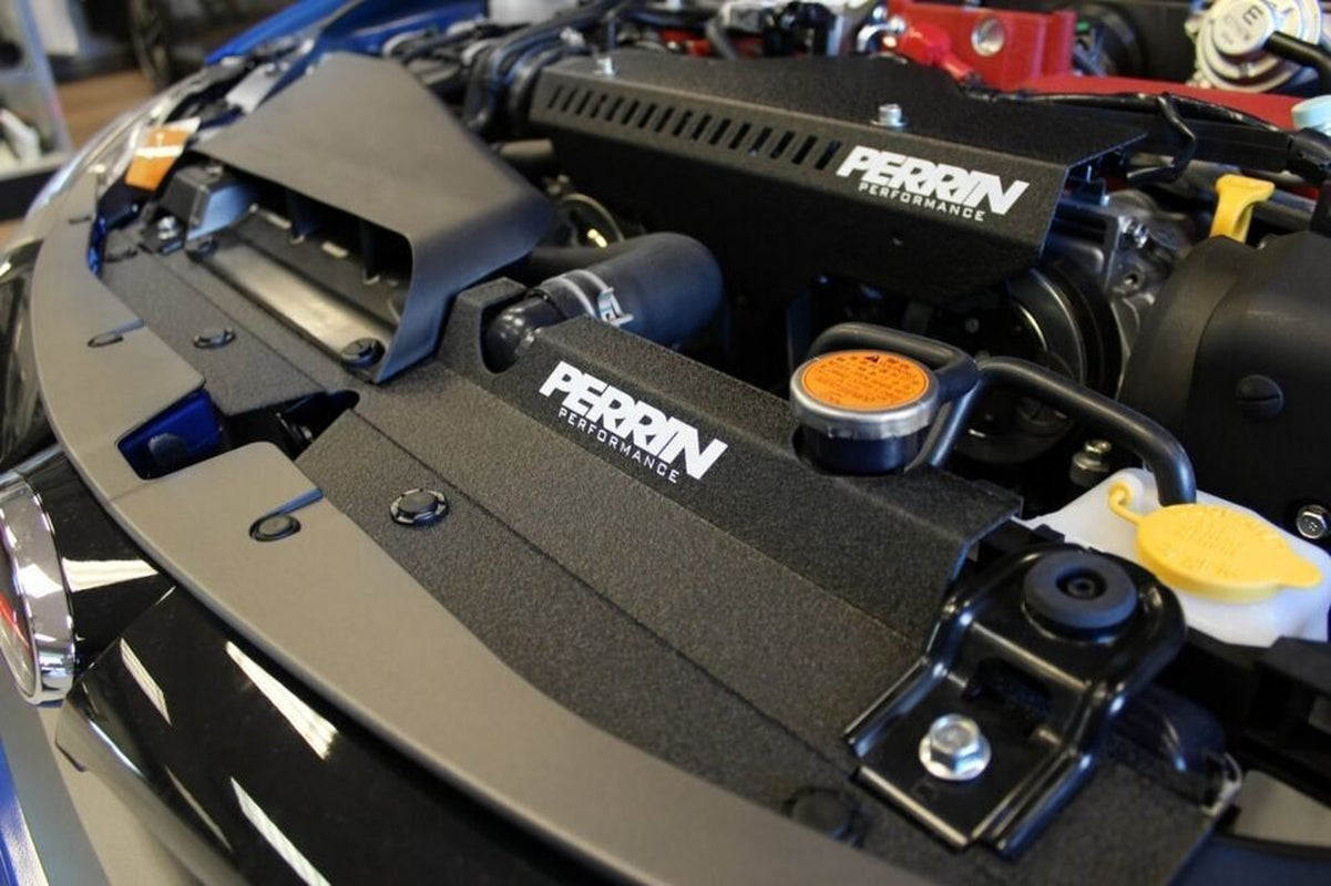 Perrin Black Radiator Shroud for 2008-2014 Subaru WRX Sti / 2008-2011 Impreza