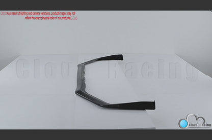 1Pc for 15-21 Subaru WRX STI V-Limited Style Front Bumper Lip Splitter Urethane